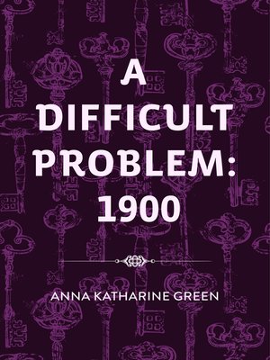 cover image of A Difficult Problem